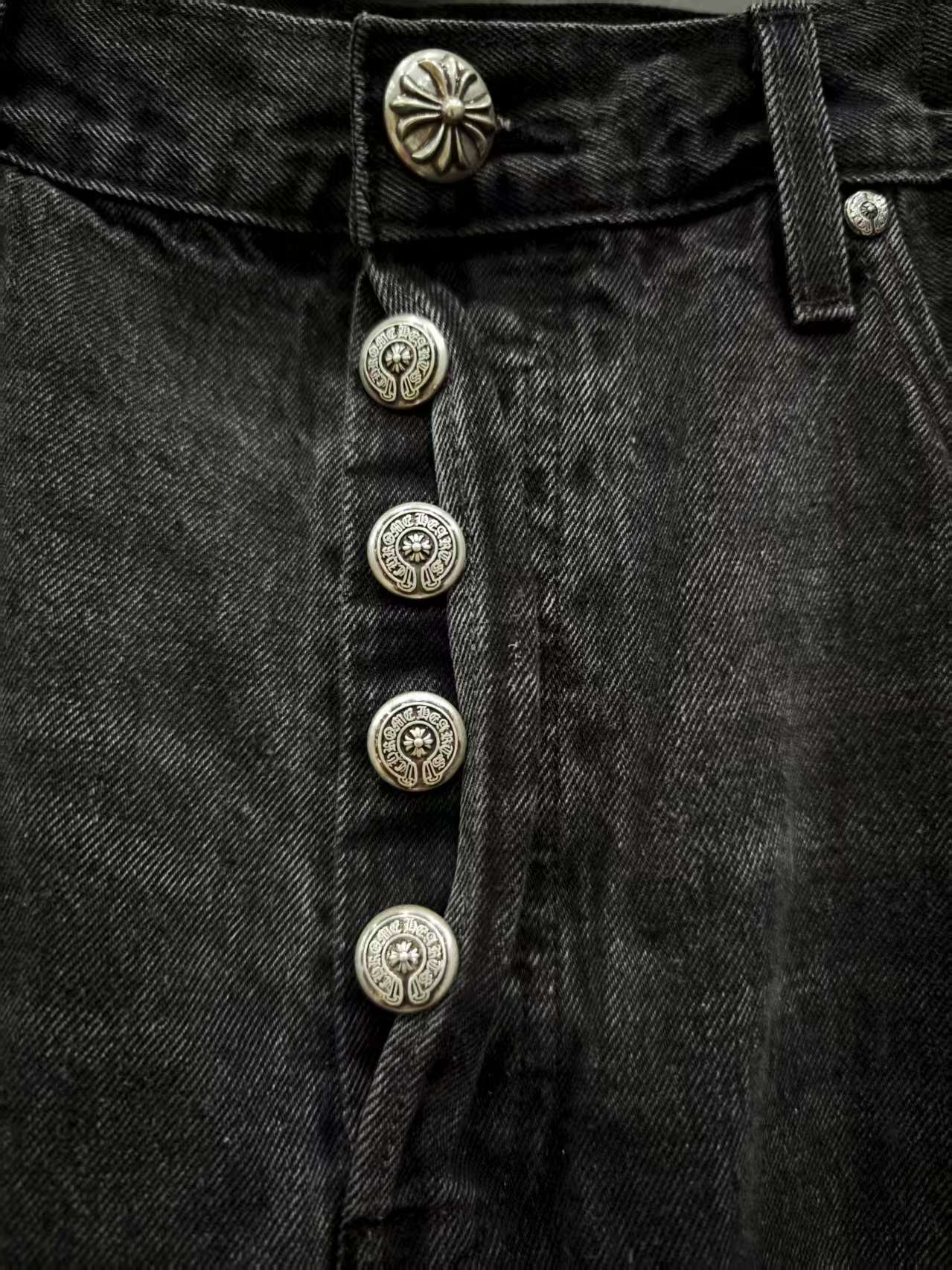 CHROME HEARTS SILVER CITY PATCH DENIM