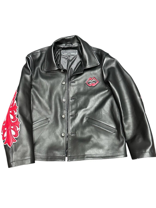 Chrome Hearts Vine Leather Jacket