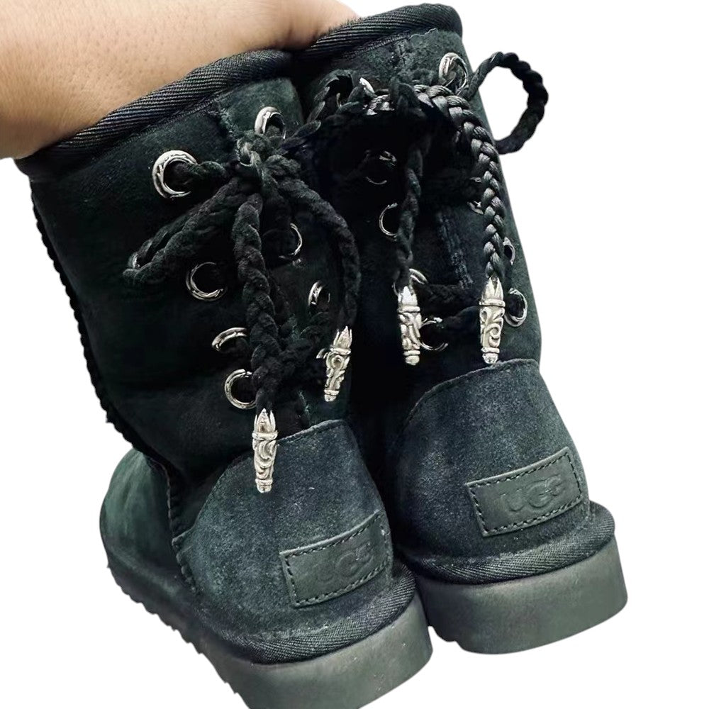CHROME HEARTS BACK TIED UGGS SIZE 44