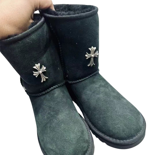 CHROME HEARTS BACK TIED UGGS SIZE 44