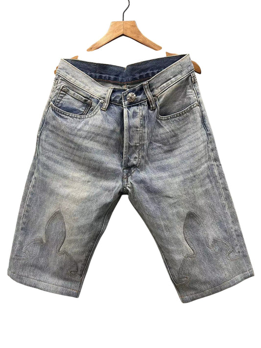 CHROME HEARTS LEVI DENIM SHORTS