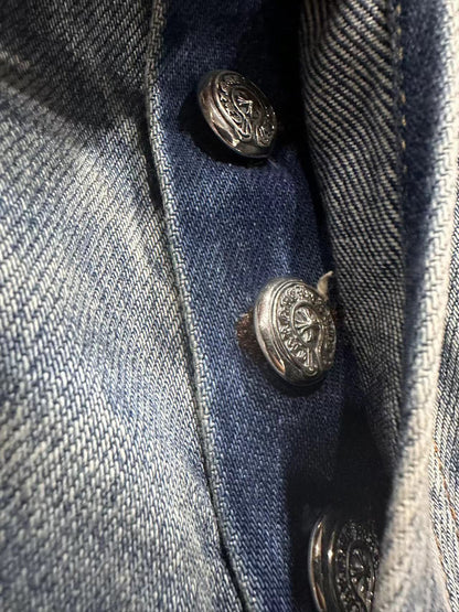 CHROME HEARTS LEVI DENIM SHORTS