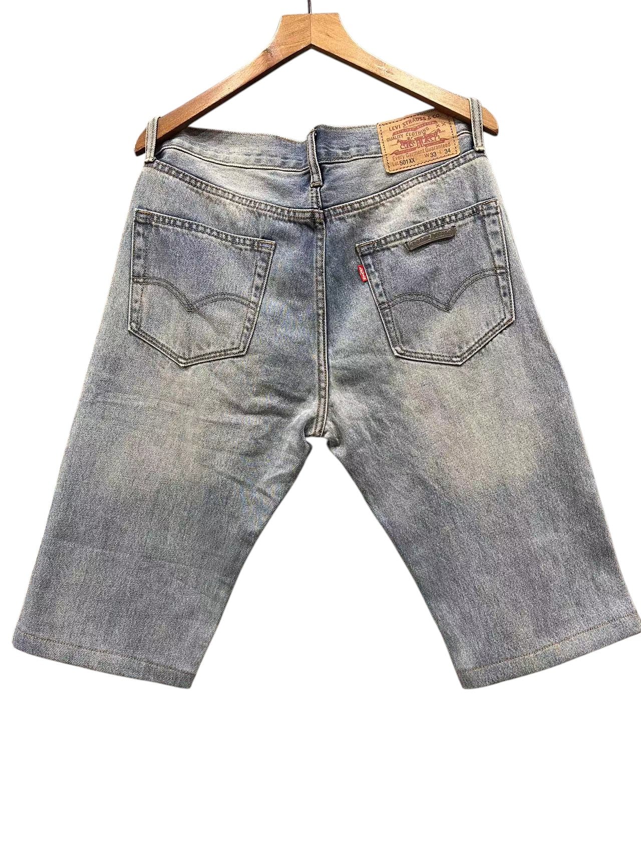 CHROME HEARTS LEVI DENIM SHORTS