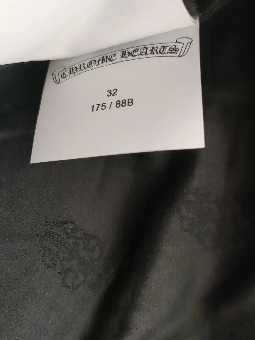 CHROME HEARTS LEATHER BIKER PANTS