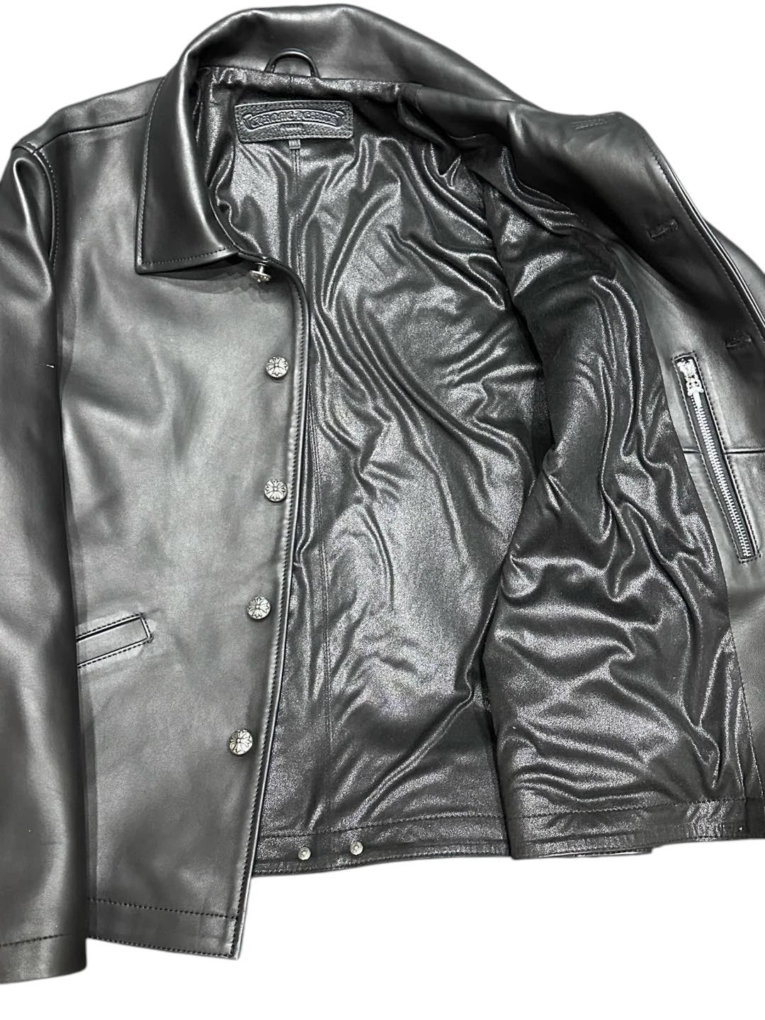 Chrome Hearts Vine Leather Jacket
