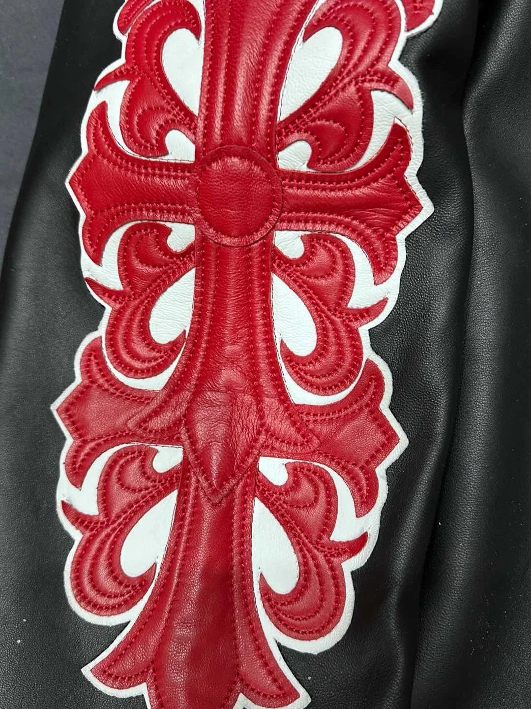 Chrome Hearts Vine Leather Jacket