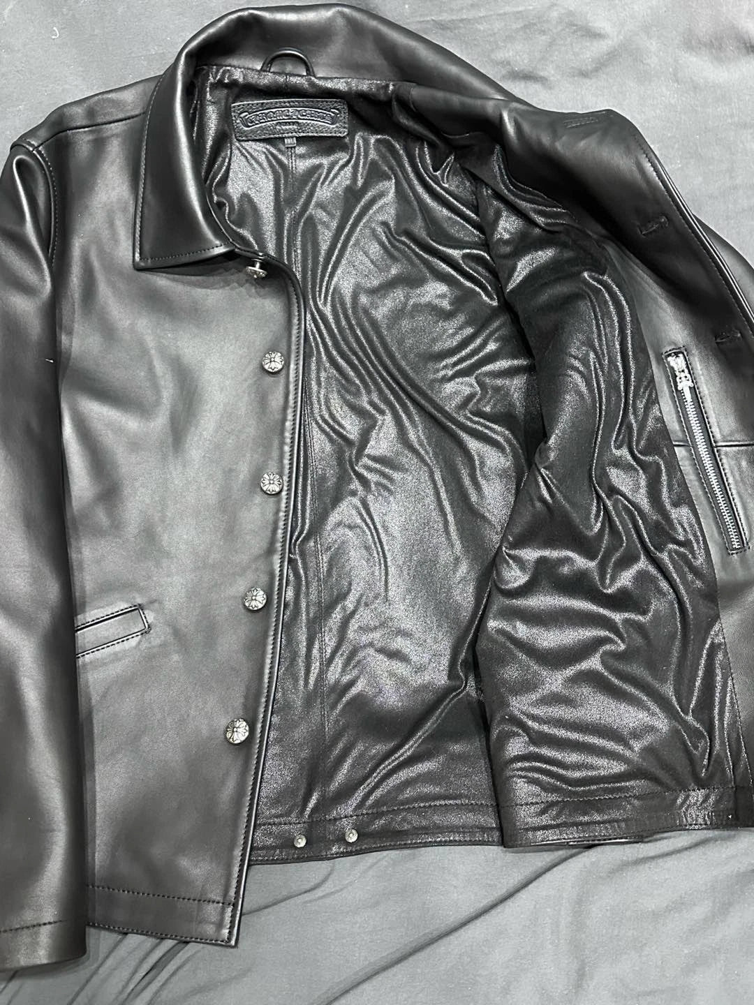 Chrome Hearts Vine Leather Jacket