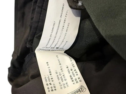 CHROME HEARTS BLACK CHINO PATCH PANTS